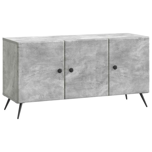 TV-Schränk Betongrau 99 x 34,5 x 50 cm Holzwerkstoff