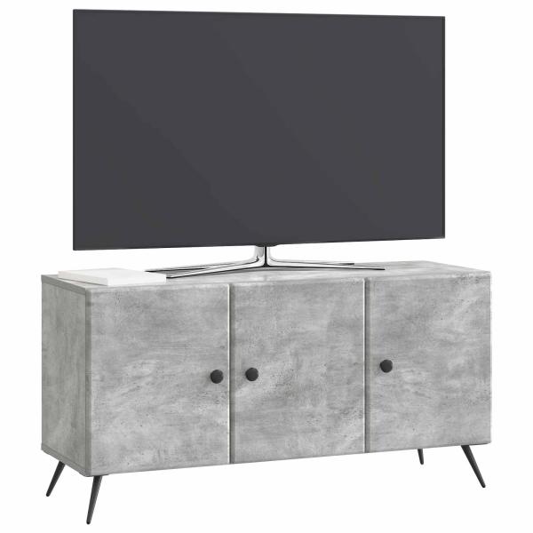 TV-Schränk Betongrau 99 x 34,5 x 50 cm Holzwerkstoff