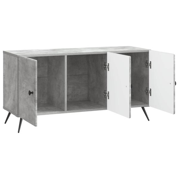 TV-Schränk Betongrau 99 x 34,5 x 50 cm Holzwerkstoff