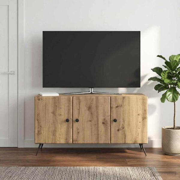 ARDEBO.de - TV-Schränk 99 x 34,5 x 50 cm Artisan-Eiche Holzwerkstoff