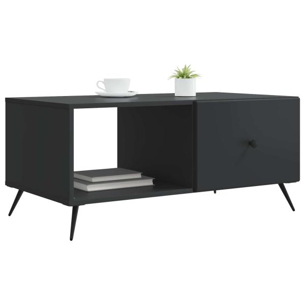 Couchtisch Schwarz 90 x 50 x 40 cm Holzwerkstoff