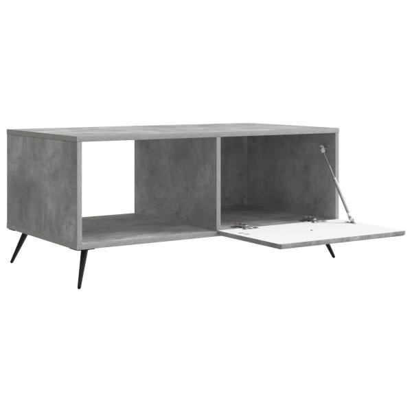 Couchtisch Betongrau 90 x 50 x 40 cm Holzwerkstoff