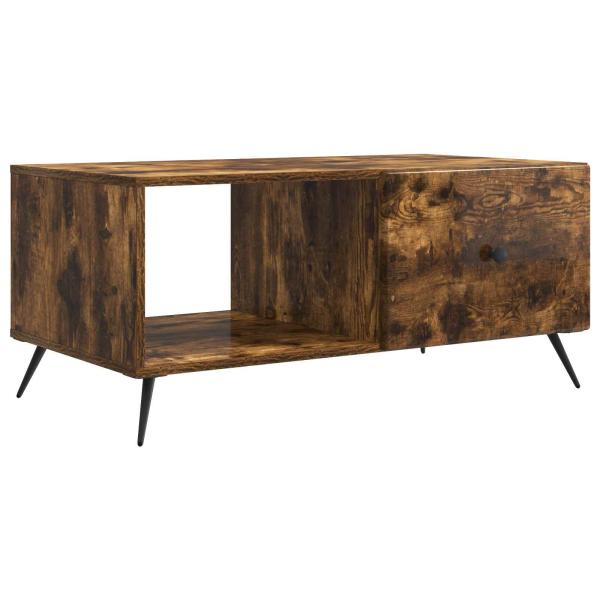 Couchtisch Räuchereiche 90 x 50 x 40 cm Holzwerkstoff