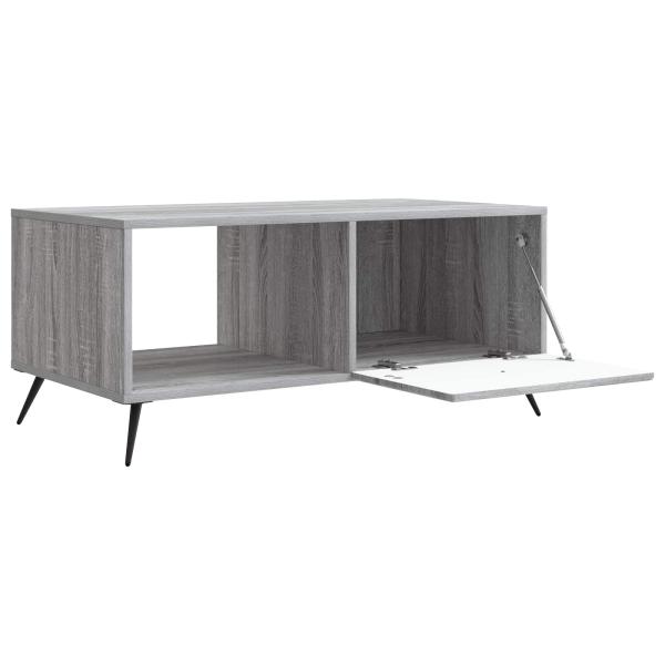 Couchtisch Sonoma-Grau 90 x 50 x 40 cm Holzwerkstoff