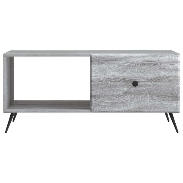 Couchtisch Sonoma-Grau 90 x 50 x 40 cm Holzwerkstoff