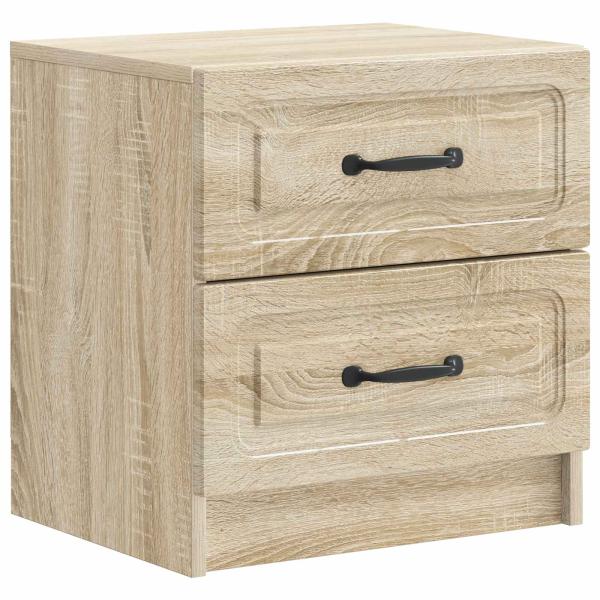 Nachttisch 2 Stk. Sonoma-Eiche 43 x 34,5 x 44,5 cm