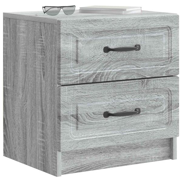 Nachttisch Sonoma-Grau 43 x 34,5 x 44,5 cm Holzwerkstoff