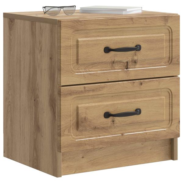 Nachttisch 2 stk. Artisan-Eiche 43 x 34,5 x 44,5 cm