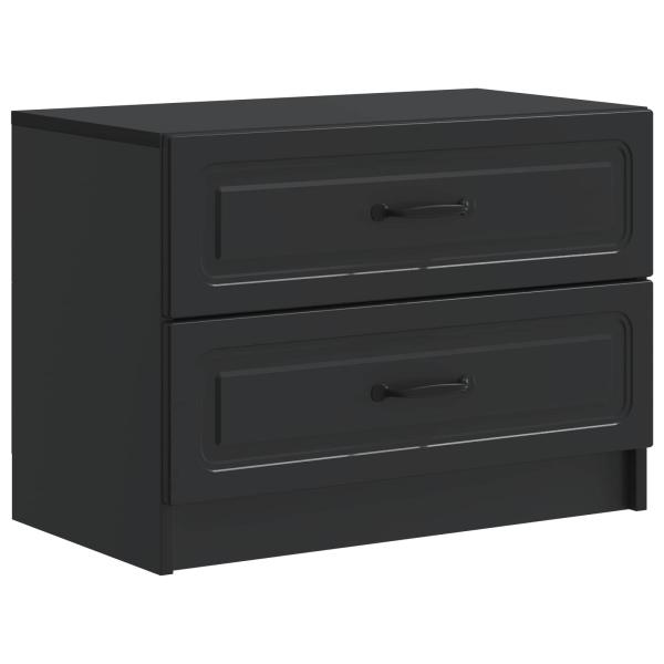 Nachttisch Schwarz 62 x 34,5 x 44,5 cm Holzwerkstoff