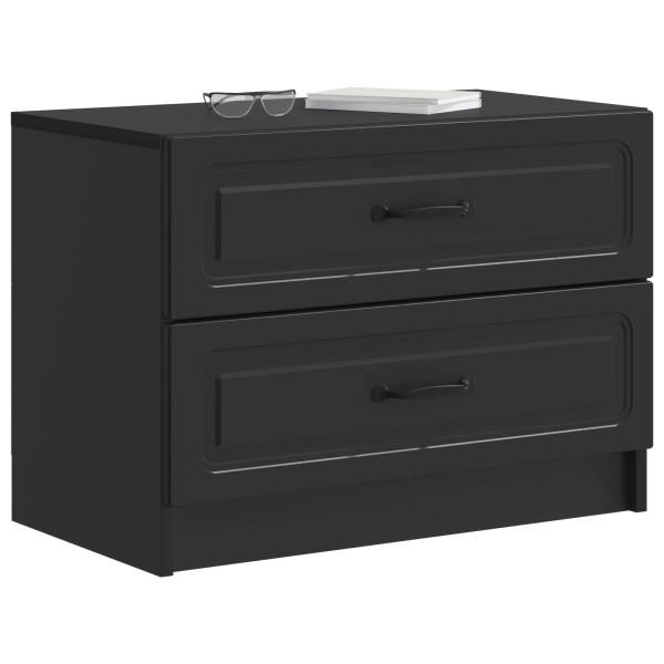 Nachttisch Schwarz 62 x 34,5 x 44,5 cm Holzwerkstoff