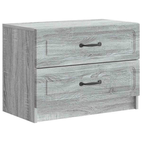 Nachttisch Sonoma-Grau 62 x 34,5 x 44,5 cm Holzwerkstoff