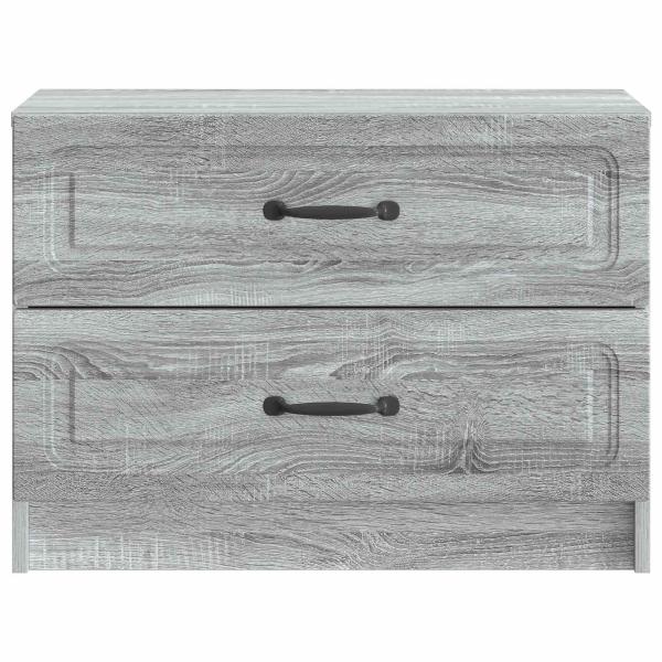 Nachttisch Sonoma-Grau 62 x 34,5 x 44,5 cm Holzwerkstoff