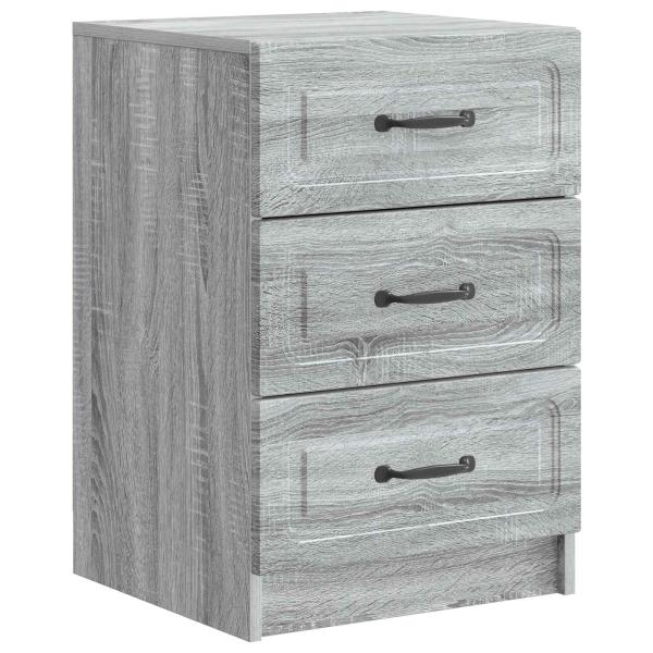 Nachttisch Sonoma-Grau 43 x 41 x 63,5 cm Holzwerkstoff