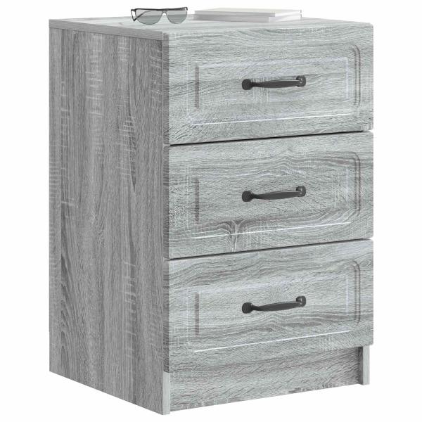 Nachttisch Sonoma-Grau 43 x 41 x 63,5 cm Holzwerkstoff