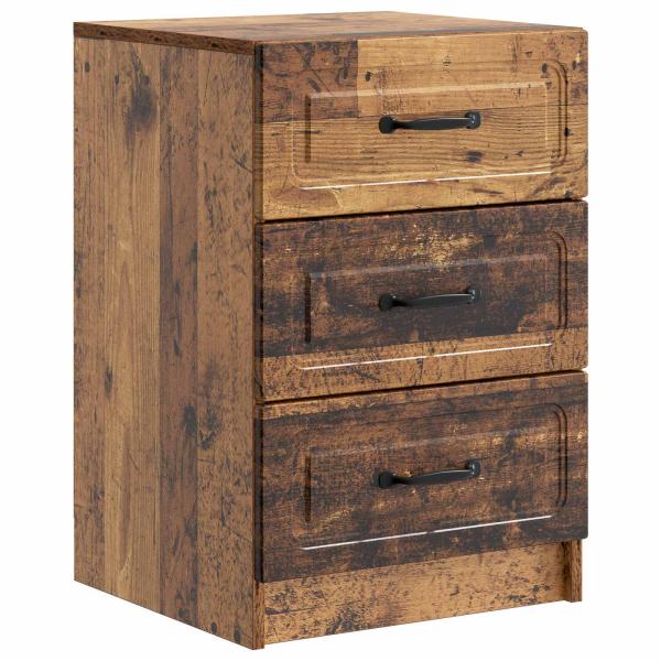 Nachttisch Altholz 43 x 41 x 63,5 cm Holzwerkstoff
