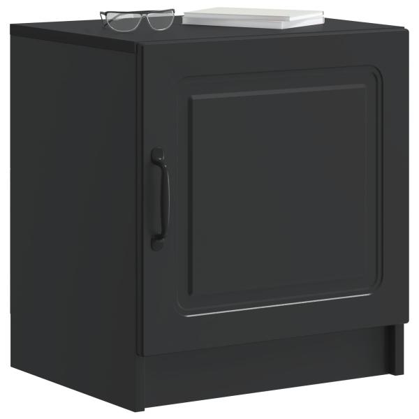 Nachttisch 2 Stk. Schwarz 43 x 34,5 x 47 cm Holzwerkstoff