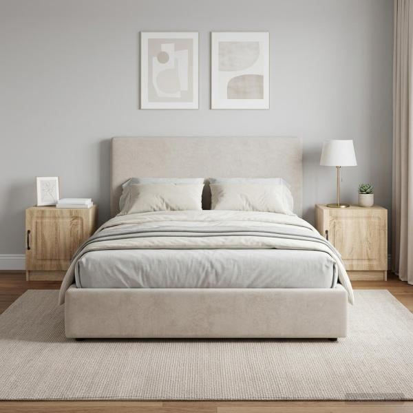 Nachttisch 2 Stk. Sonoma-Eiche 43 x 34,5 x 47 cm Holzwerkstoff