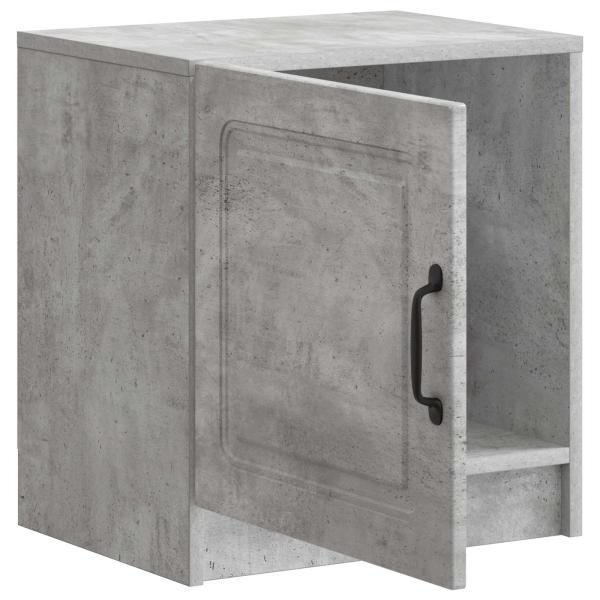 Nachttisch Betongrau 43 x 34,5 x 47 cm Holzwerkstoff
