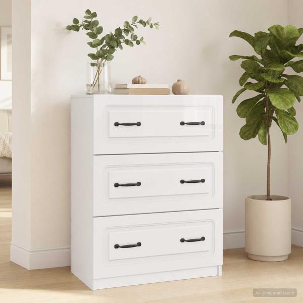 Schubladenschrank 66 x 34,5 x 87 cm Holzwerkstoff
