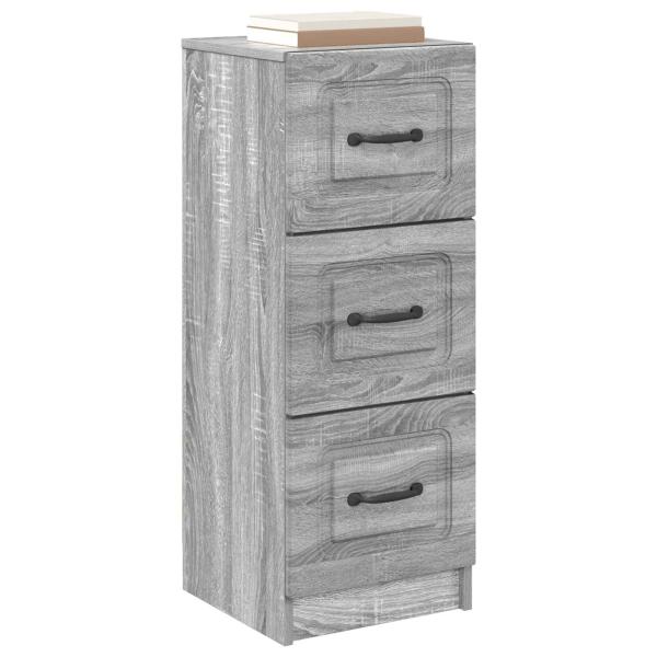 Schubladenschrank Graues Sonoma 33 x 34,5 x 87 cm Holzwerkstoff