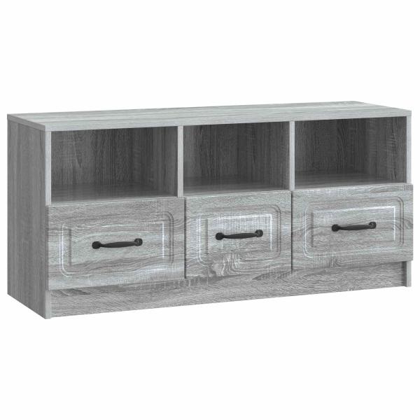 TV-Schränk Graues Sonoma 102 x 34,5 x 47 cm Holzwerkstoff