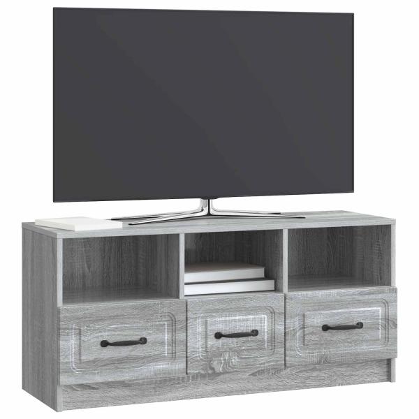 TV-Schränk Graues Sonoma 102 x 34,5 x 47 cm Holzwerkstoff