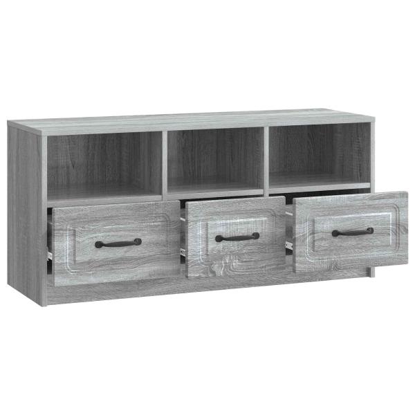 TV-Schränk Graues Sonoma 102 x 34,5 x 47 cm Holzwerkstoff