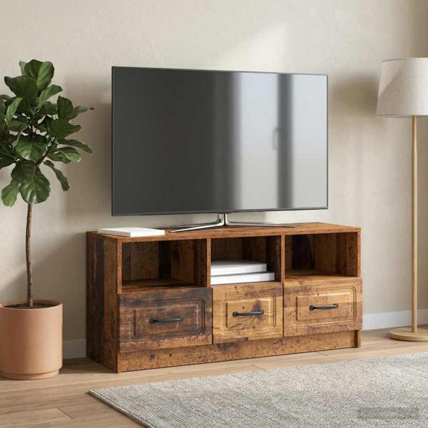 ARDEBO.de - TV-Schränk Altholz 102 x 34,5 x 47 cm Holzwerkstoff