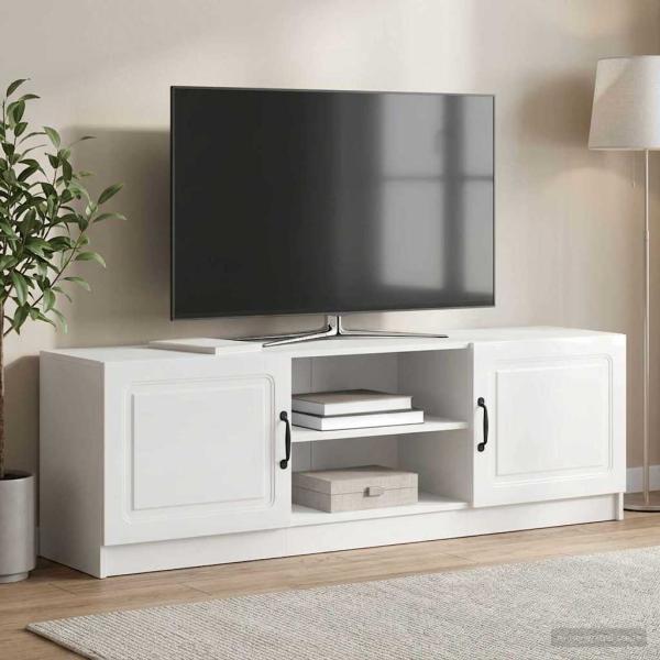 TV-Schränk Hochglanz Weiß 150 x 31 x 47 cm Holzwerkstoff