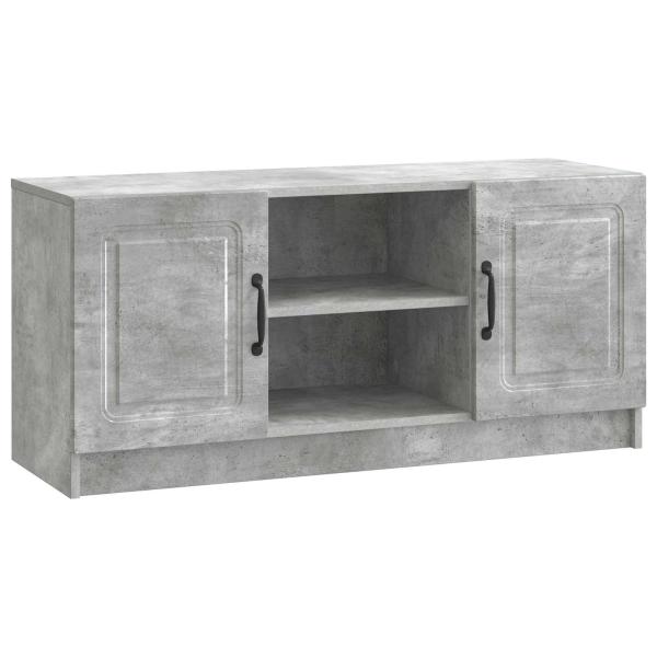 TV-Schränk Betongrau 102 x 34,5 x 47 cm Holzwerkstoff