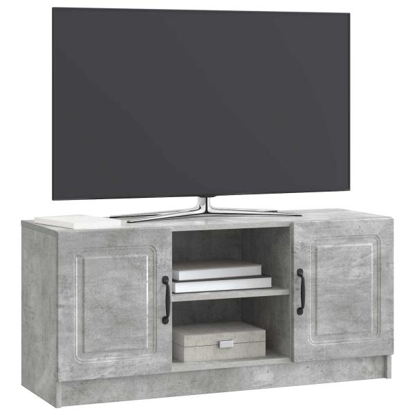 TV-Schränk Betongrau 102 x 34,5 x 47 cm Holzwerkstoff