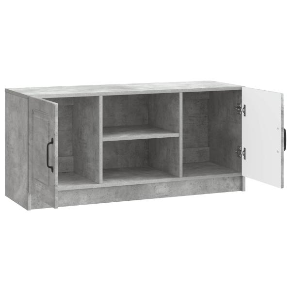 TV-Schränk Betongrau 102 x 34,5 x 47 cm Holzwerkstoff