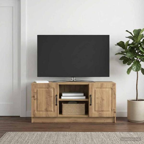 ARDEBO.de - TV-Schränk 102 x 34,5 x 47 cm Artisan-Eiche Holzwerkstoff