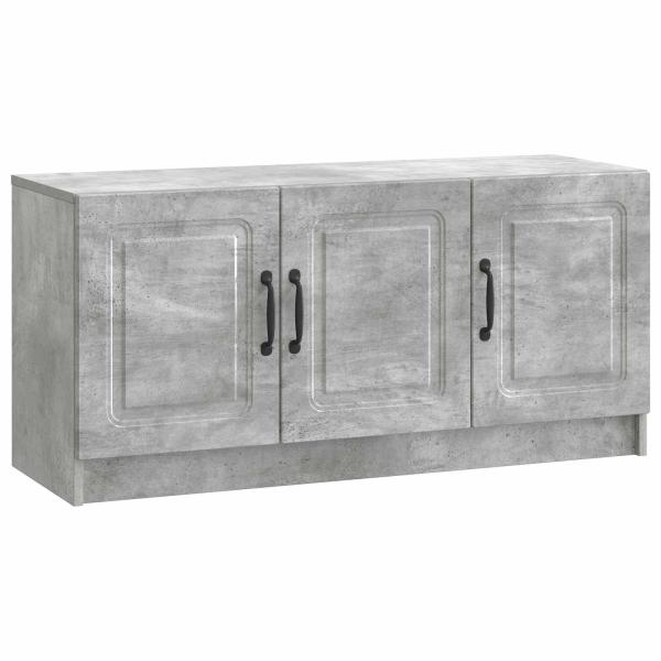 TV-Schränk Betongrau 99 x 34,5 x 47 cm Holzwerkstoff