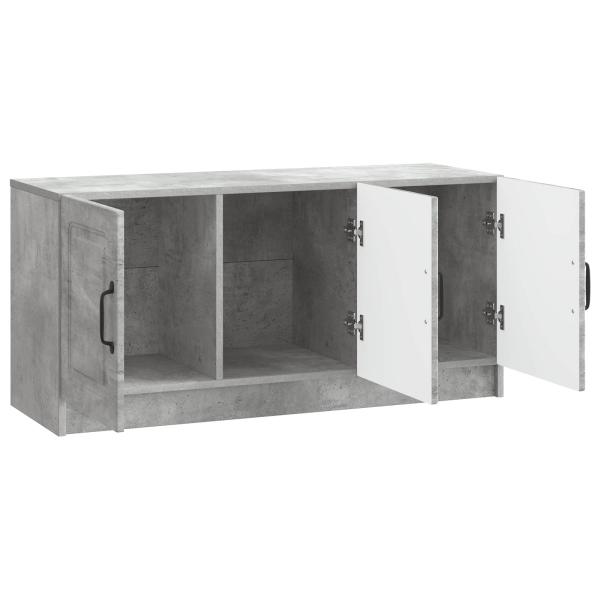 TV-Schränk Betongrau 99 x 34,5 x 47 cm Holzwerkstoff