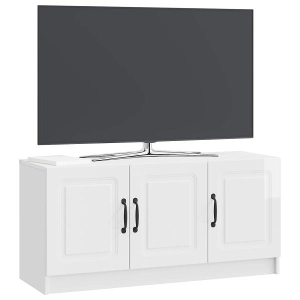 TV-Schränk Hochglanz Weiß 99 x 34,5 x 47 cm Holzwerkstoff