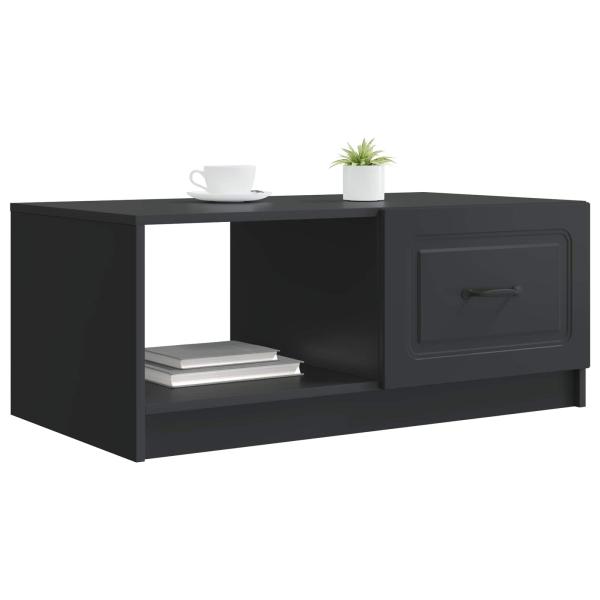 Couchtisch Schwarz 90 x 50 x 37 cm Holzwerkstoff