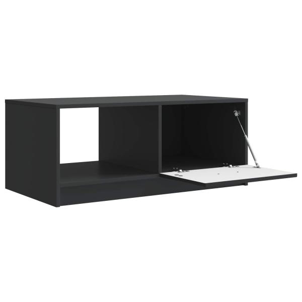 Couchtisch Schwarz 90 x 50 x 37 cm Holzwerkstoff