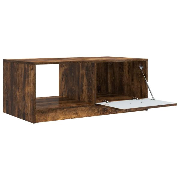 Couchtisch Räuchereiche 90 x 50 x 37 cm Holzwerkstoff