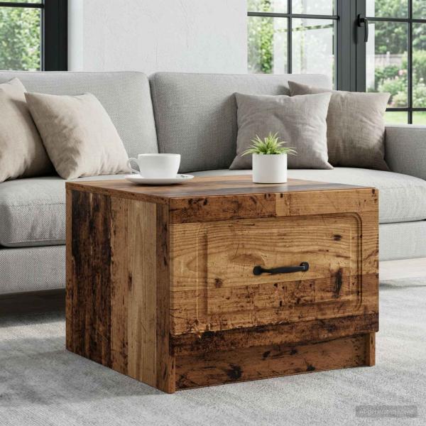 ARDEBO.de - Couchtisch Altholz 49 x 50 x 37 cm Holzwerkstoff