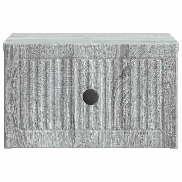 Wandmontierter Nachttisch Sonoma-Grau 33 x 34,5 x 20 cm