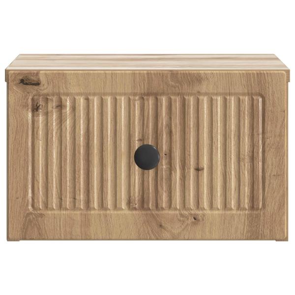 Wandmontierter Nachttisch Artisan-Eiche 33 x 34,5 x 20 cm