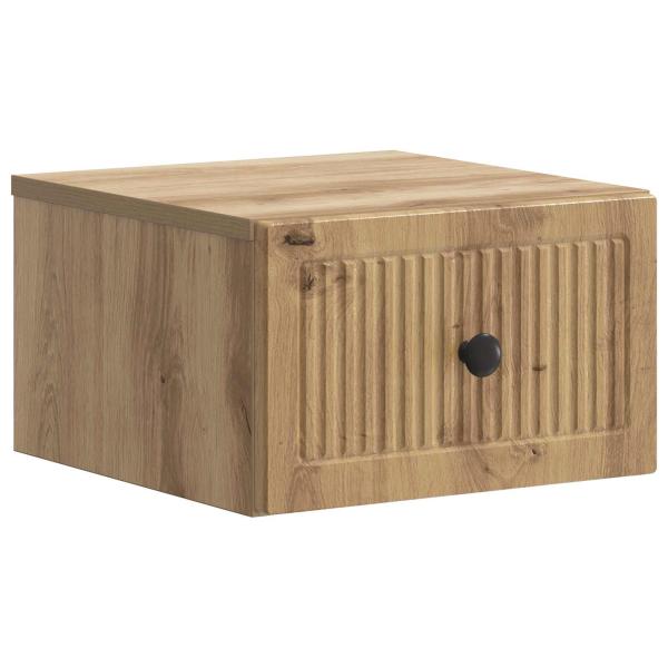 Wandmontierter Nachttisch 2 stk. Artisan-Eiche