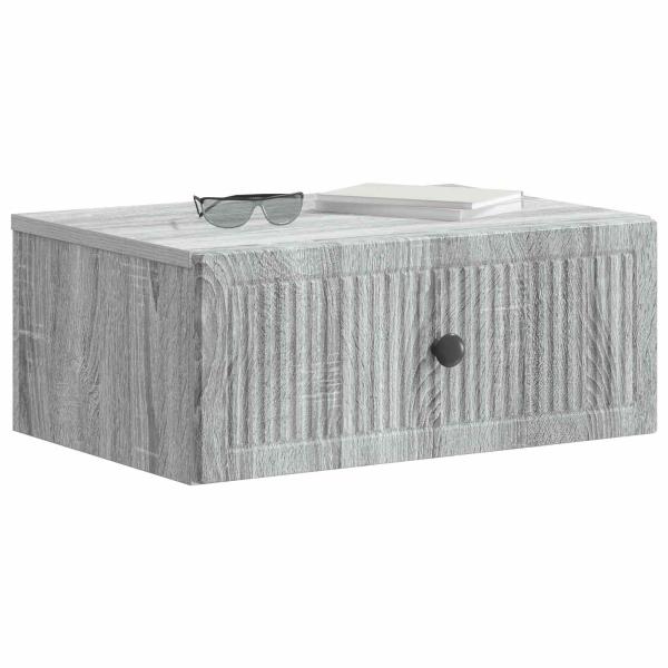 Nachttisch Sonoma-Grau 49 x 34,5 x 20 cm Holzwerkstoff