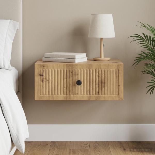 ARDEBO.de - Nachttisch Artisan-Eiche 49 x 34,5 x 20 cm Holzwerkstoff