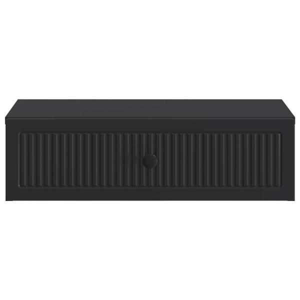 Wandmontierter Beistelltisch Schwarz 59 x 34,5 x 17 cm