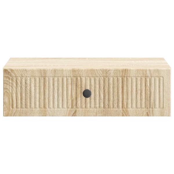 Wandmontierter Beistelltisch Sonoma-Eiche 59 x 34,5 x 17 cm