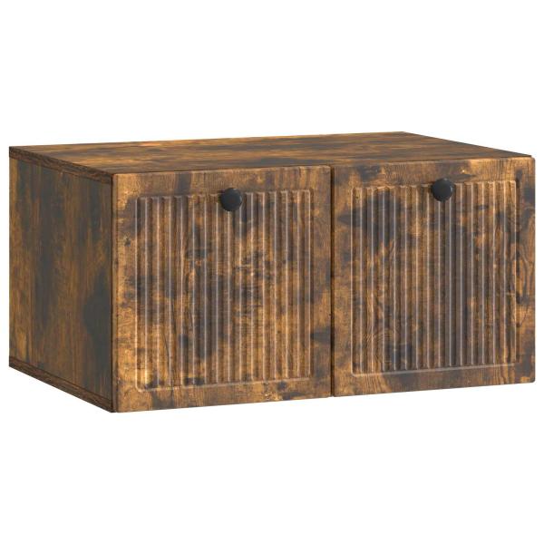 Wandmontierter TV-Schrank Geräucherte Eiche 59,5 x 41 x 30 cm