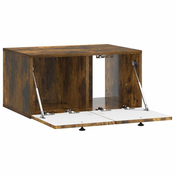 Wandmontierter TV-Schrank Geräucherte Eiche 59,5 x 41 x 30 cm