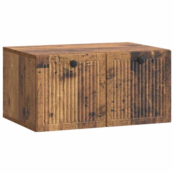 Wandmontierter TV-Schrank Altholz 59,5 x 41 x 30 cm